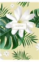 Notebook: Tropical Plant Floral Journal 120-Page Lined Notebook(1 Floral Notebooks)