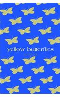 Yellow Butterflies Notebook