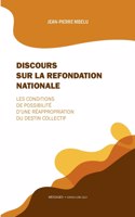 Discours sur la refondation nationale