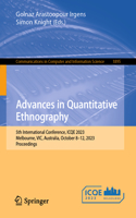 Advances in Quantitative Ethnography: 5th International Conference, Icqe 2023, Melbourne, Vic, Australia, October 8-12, 2023, Proceedings