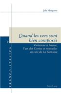 Quand Les Vers Sont Bien Composes