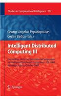 Intelligent Distributed Computing III