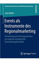 Events ALS Instrumente Des Regionalmarketing