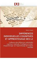Diff�rences Individuelles Cognitives Et Apprentissage Des L2: (Omn.Univ.Europ.)