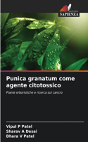 Punica granatum come agente citotossico