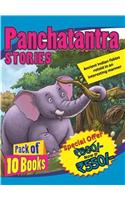 Panchatantra Stories: Pack of 10 Books