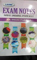 LINGUISTICS STYLISTIC &E.L.T M.A.ENGLISH FINAL