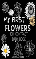 High Contrast Baby Book - Flowers