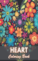 Heart Coloring Book for Adults