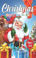 Christmas Coloring Book for Kids Ages 4-8