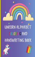 Unicorn Alphabet Coloring and Handwriting Book