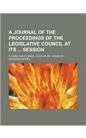 Journal of the Proceedings of the Legislative Council of the Territory of Florida at Its Session Volume 1