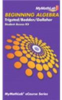 MyLab Math eCourse for Trigsted/Bodden/Gallaher Beginning Algebra--Access Card--PLUS Guided Notebook: (Trigsted MyLab Math Series)
