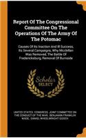 Report of the Congressional Committee on the Operations of the Army of the Potomac