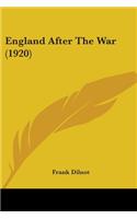 England After The War (1920)