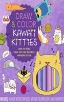 Draw & Color Kawaii Kitties Kit