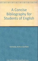 A Concise Bibliography for Students of English