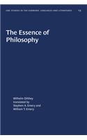 Essence of Philosophy