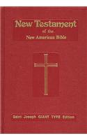 New Testament of New American Bible/Giant Type/312-22/Page Edging Red