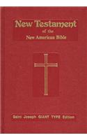 New Testament of New American Bible/Giant Type/312-22/Page Edging Red