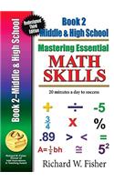 Mastering Essential Math Skills, Book 2, Middle Grades/High School: Re-designed Library Version