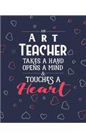 An Art Teacher Takes A Hand Opens A Mind & Touches A Heart