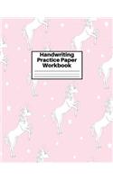 Handwriting Practice Paper Workbook