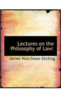 Lectures on the Philosophy of Law: (English)