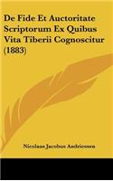 De Fide Et Auctoritate Scriptorum Ex Quibus Vita Tiberii Cognoscitur (1883)