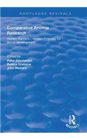 Comparative Anomie Research