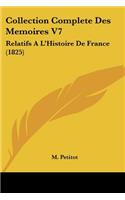 Collection Complete Des Memoires V7