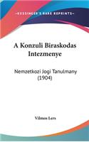 A Konzuli Biraskodas Intezmenye: Nemzetkozi Jogi Tanulmany (1904)