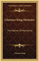 Clarence King Memoirs