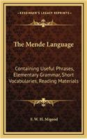 The Mende Language