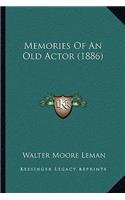 Memories Of An Old Actor (1886)
