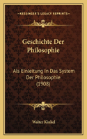 Geschichte Der Philosophie