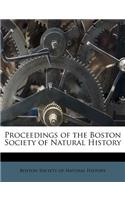 Proceedings of the Boston Society of Natural History: (English)