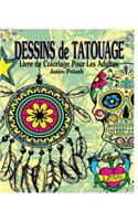 Dessins de Tatouage Livre de Coloriage Pour Les Adultes