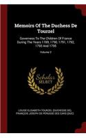 Memoirs of the Duchess de Tourzel