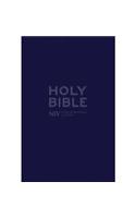 NIV Thinline Navy Bonded Leather Bible