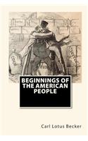 Beginnings Of The American People