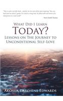 What Did I Learn Today? Lessons on the Journey to Unconditional Self-Love: Lessons on the Journey to Unconditional Self-love