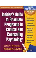 Insider's Guide to Graduate Programs in Clinical and Counseling Psychology