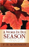 Word in Due Season