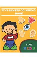 5 senses coloring books for kids