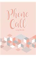Phone Call Log Book