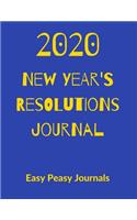 2020 New Year's Resolutions Journal