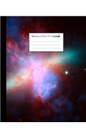 Composition Notebook: Outer Space - The Rainbow Galaxy, College Ruled, 110 pages - Stylish Classic Journal Notebook for Home Work Office Business Ideas Writing and School