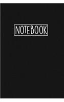 notebook: Black Lined Notebook Journal To Write In, gift for The People Who Love The Color Black (6x9 inches, 110 Pages)