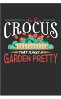 Its The Crocus That Makes A Garden Pretty: Personal Planner 24 month 100 page 6 x 9 Dated Calendar Notebook For 2020-2021 Academic Year